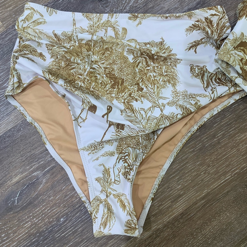 Geode Swim rio high waisted bottoms
